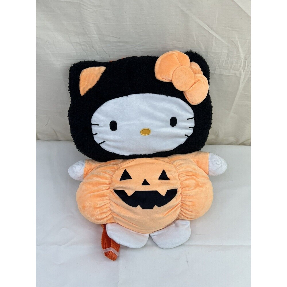New Hello Kitty Halloween‎ Pumpkin Animated Plush Backpack 17” Spooky Melody